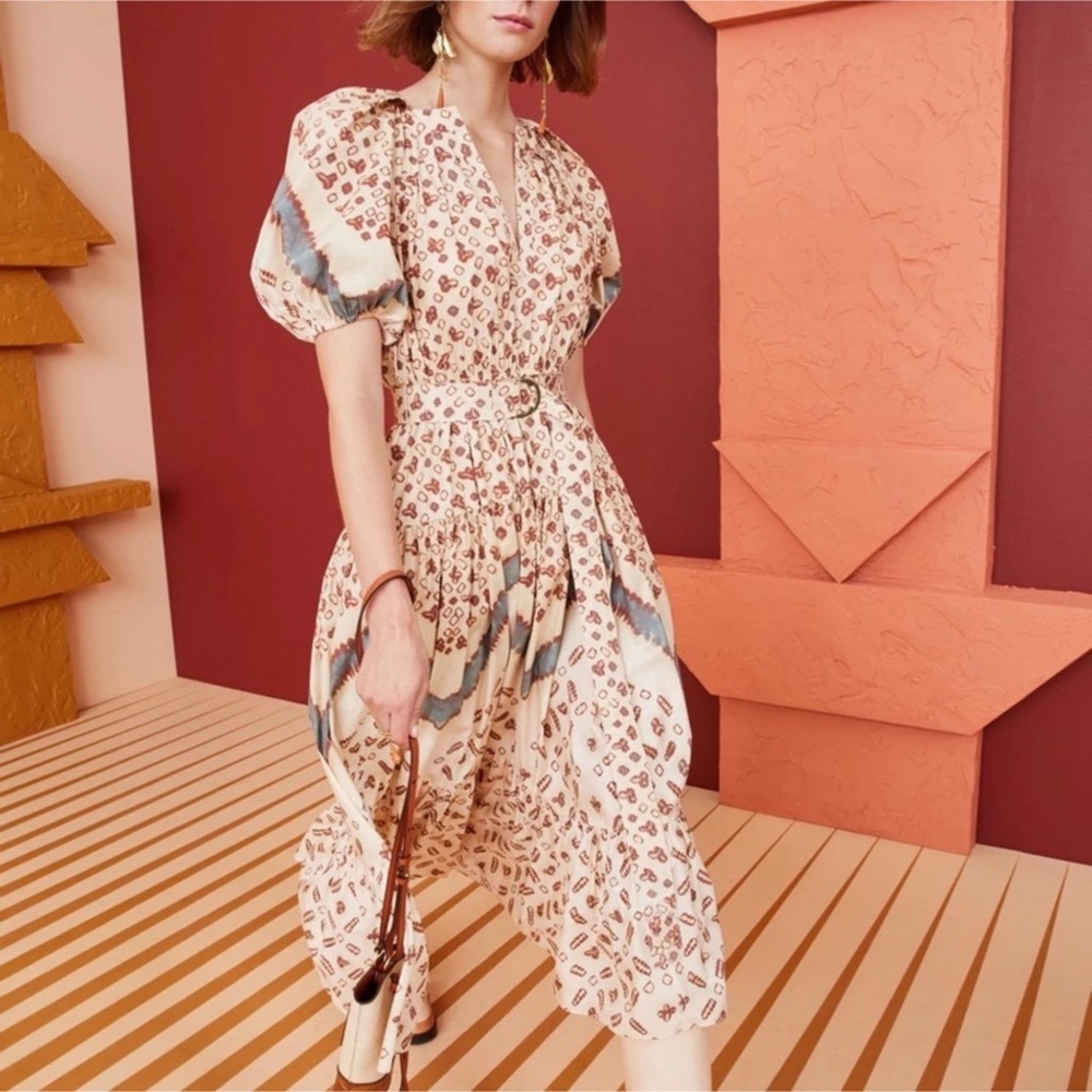 ULLA JOHNSON Josefina MAXI DRESS in OPAL Sz 8